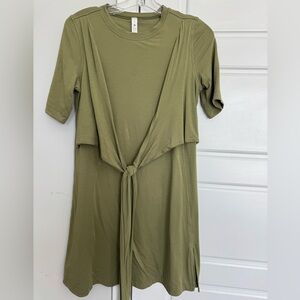 lululemon athletica Sage Green Tie-Front Top
